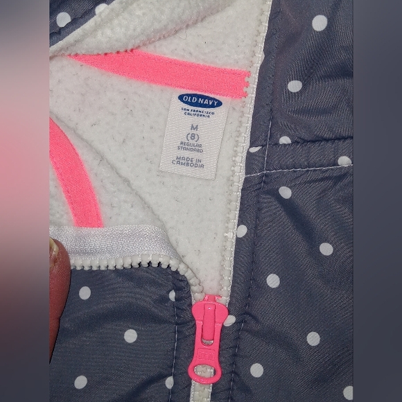 OLD NAVY™️ Girls Sz.Med(8) Pullover Fleece NEW! L👀K! - Picture 3 of 5